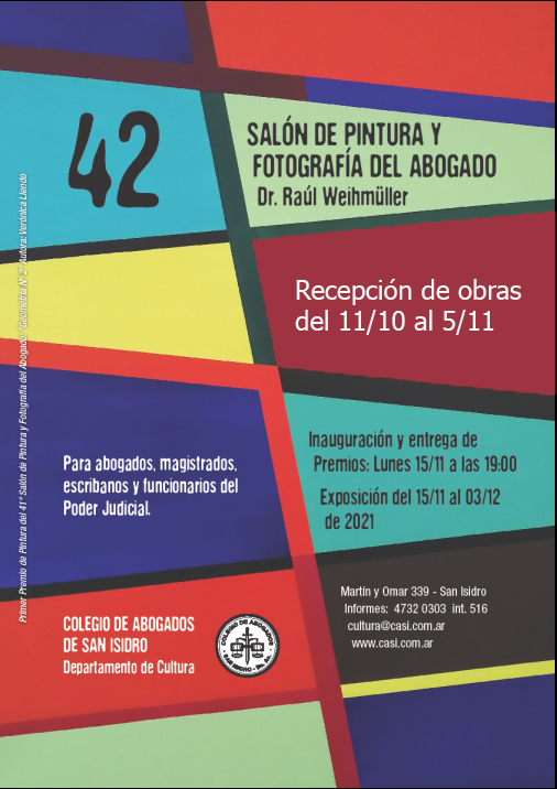 42 SALON DEL ABOGADO PRORROGA FECHA 5 DE NOVIEMBRE