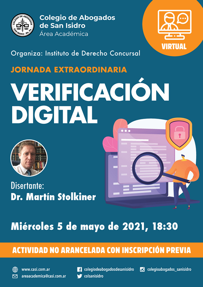 Verificación digital. Jornada extraordinaria