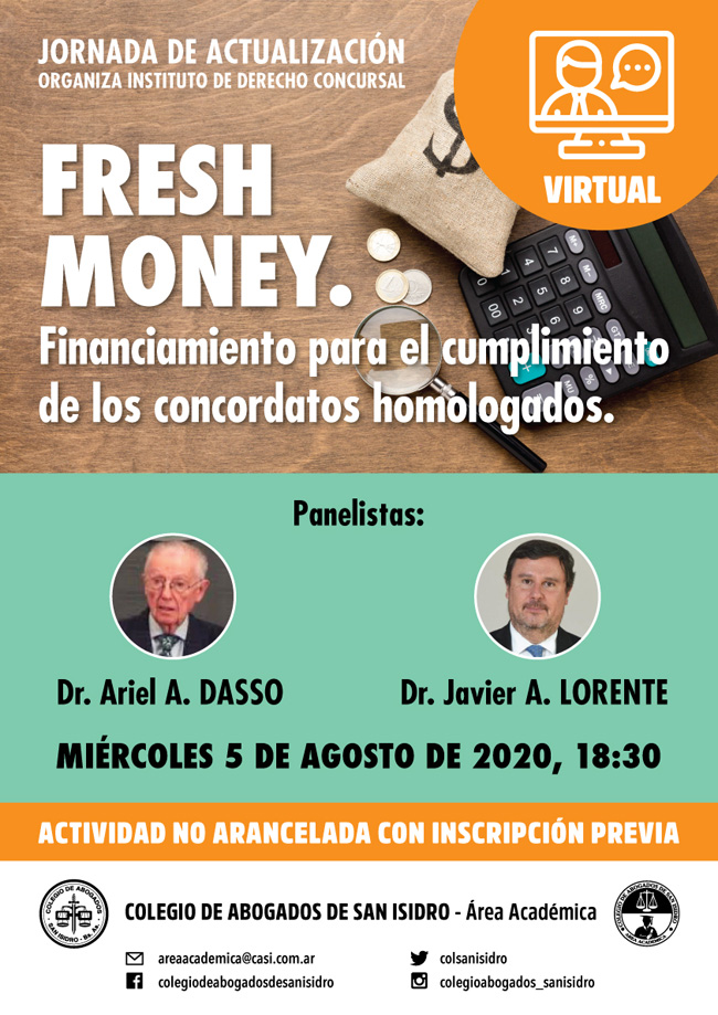 Fresh money. Jornada de actualización