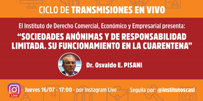 Transmisión IG Live - Jueves 16/7