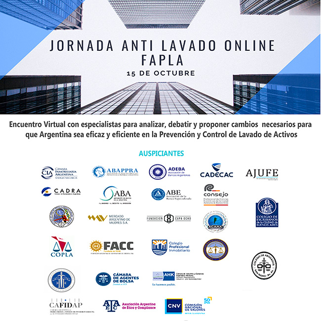 FAPLA. Jornada antilavado on line