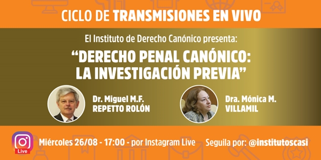 Transmisión IG Live - miércoles 26/8