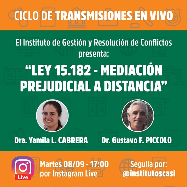 Transmisión IG Live - martes 8/9