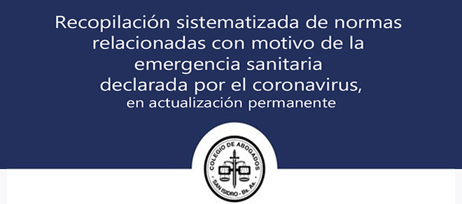 NORMATIVA EMERGENCIA SANITARIA